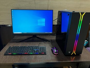 Masaüstü kompüterlər və iş stansiyaları: Harda var bu qiymətə case rgb case i7-3770 3.4ghz 16 gb ram 1600mghz