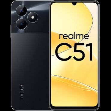 Мобильные телефоны: Realme C53, Новый, 256 ГБ, цвет - Черный, 2 SIM