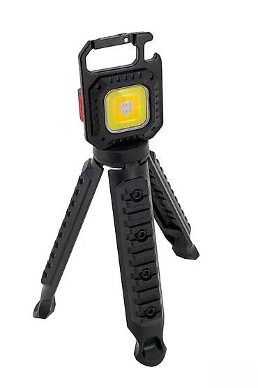 osveta: Prenosna COB LED radna lampa sa sklopivim stalkom/tripodom - Snažan — 2