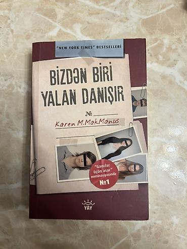 Bədii ədəbiyyat: Məhsul: Kitab – “Bizdən biri yalan danışır” Müəllif: Karen M. McManus — 1