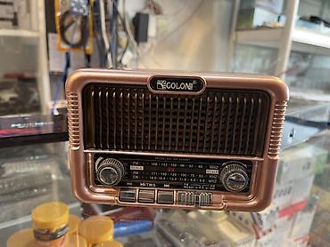 ses dinleyici: NNS NSCOLON RX-6606BT retro üslublu daşınan radio və musiqi dinləyici — 1