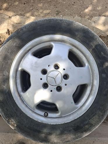 amg mercedes diskleri 16: İşlənmiş Disk təkər Mercedes-Benz 195 / 65 / R 15, 5 Boltlu — 1