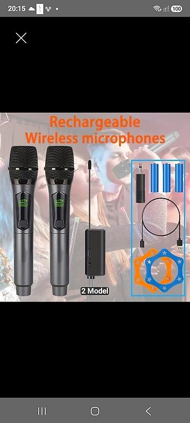 bluetooth mikrofon karaoke: Yeni Simsiz (Bluetooth) Mikrofon Ödənişli çatdırılma — 1