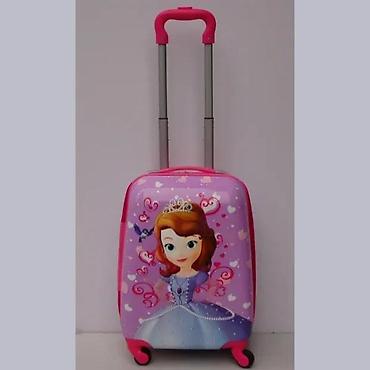 Rančevi, torbe i koferi: Dečiji kofer na točkiće sa motivom princeze Sofije. Kofer ima — 1