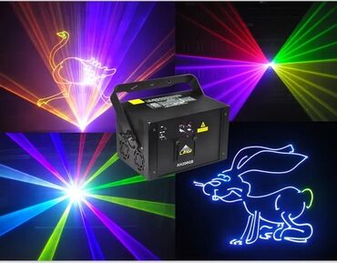 Динамики и музыкальные центры: Лазер RGB со встроенной анимацией!
