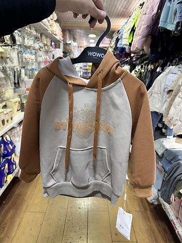nike tech fleese: Детское худи WOWO Kids - Модель: Худи 310 10 - Цвет: светло-серый — 1