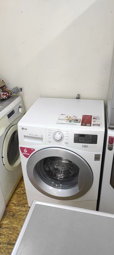 Стиральные машины: Стиральная машина LG, Б/у, Автомат, До 5 кг, Узкая — 14