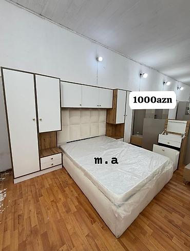 Ev üçün mebel: İkinəfərlik çarpayı, Dolab, Yeni — 1