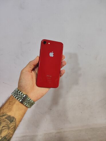 Apple iPhone: IPhone 8, 256 GB, Qırmızı, Barmaq izi