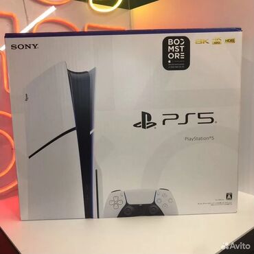 PS5 (Sony PlayStation 5): Продаю Ps5 Slim, полный комплект, 1 джостик, 2 игры человек паук 2 и