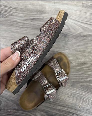 moncler majca: Birkenstock preudobne dečije papuče, lepo očuvane, samo je napred — 3