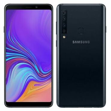 Samsung Galaxy A9, Б/у, 128 ГБ, цвет - Черный, 2 SIM