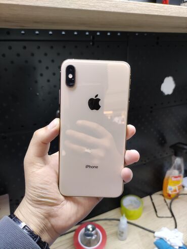 Apple iPhone: IPhone Xs Max, Б/у, 256 ГБ, Золотой, 100 %