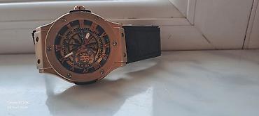 hublot geneve 53688: Hublot tərzində mexaniki qol saatı - Korpus: qızılı tonlu metal, ön — 1