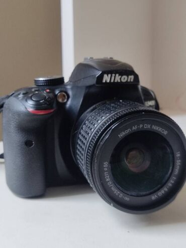 компьютер на запчасти: Nikon D3400 Səliqəli istifadə olunub üzərində orjinal çanta, adapter