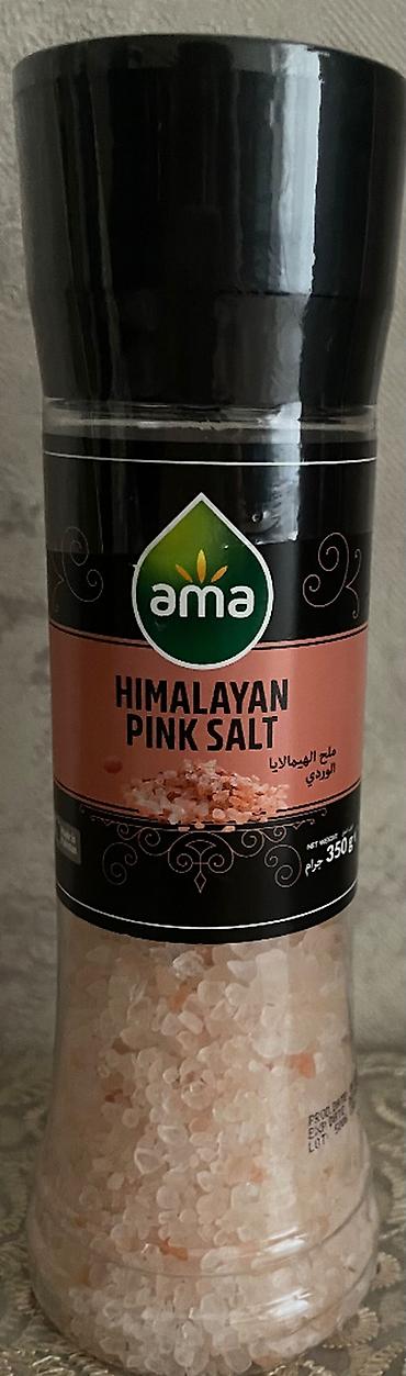 chia toxumu harda satılır: Ama Himalayan Pink Salt – üyüdücülü qabda iri kristallar. - Məhsul — 1