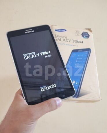 Masaüstü kompüterlər və iş stansiyaları: Samsung Galaxy Tab 4 tam islekdi qutusu var adaptoru yoxdu.Qiymet