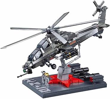 Оюнчуктар: Конструктор Вертолет Military WZ-10S  🔸️Набор строительных блоков — 2