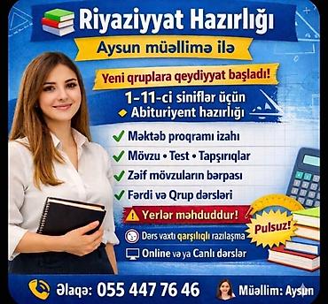 Repetitorlar: Repetitor, Riyaziyyat, Abituriyent hazırlığı — 1
