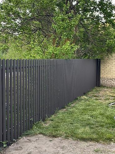 Металлические заборы: ВСЕ ФОТО РАБОТ НАШИ!!! Устанавливаем Заборы из профнастила — 16