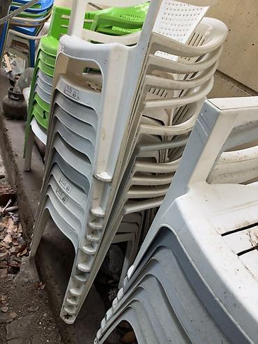 heyet mebeli: Plasmas Stol və stullar satılır.14 qabağ stol 56 ədəd oturacaq var.Tək — 5