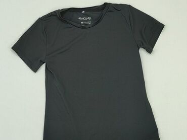 koszulka czarna z nadrukiem: Koszulka, H&M, 8 lat, 122-128 cm, stan - Bardzo dobry