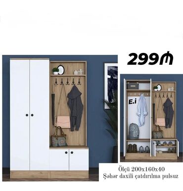koridor üçün dolap: Yeni, Dəhliz dolabı
