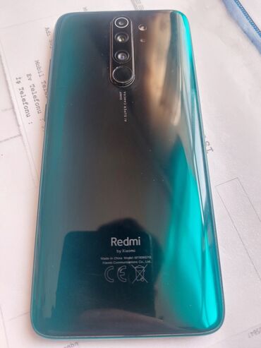 nokia telefon: Xiaomi Redmi Note 8 Pro, 64 GB, rəng - Qara, 
 Barmaq izi, İki sim kartlı, Face ID