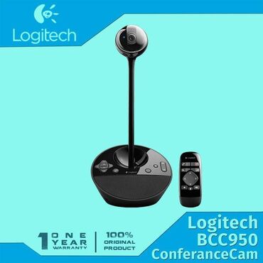 блоки питания для ноутбуков 10 5 в: Конференц-камера Logitech VC BCC950, черный Описание Дизайн