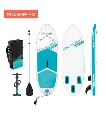 Другие товары для дома: Доска для сапсерфинга Aqua Quest 240 Размеры ’ x 2’ 6” x 5” [2.44m x