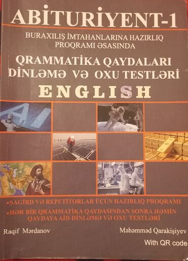 i̇ngilis dili kitabı: Qarakişiyev ingilis dili kitabı abturiyentler və repititorlae üçün