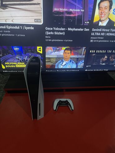playstation oyunlar: Ps 5 Fat Modeli İdeal Vezyetde Ustunde 1 Eded Orjinal Pult Verlir