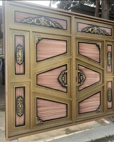 Həyət darvazaları: Yeni Həyət darvazası, 3 m, Mexaniki, Qapı ilə, rəng - Ağ, Kredit yoxdur, Ödənişli quraşdırma, Rayonlara çatdırılma, Ödənişli çatdırılma — 10