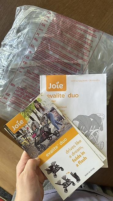 детские коляски бишкек: Прогулочная коляска для двоих Joie Evalite Duo (side-by-side) - Для — 2