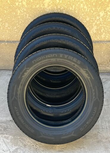 диск садор: Шины 225 / 65 / R 17, Лето, Б/у, Комплект, Легковые, Корея, Nokian