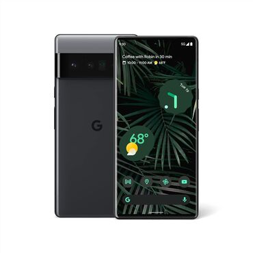 телефон 10а: Google Pixel 6 Pro, Б/у, 128 ГБ, цвет - Черный, 2 SIM