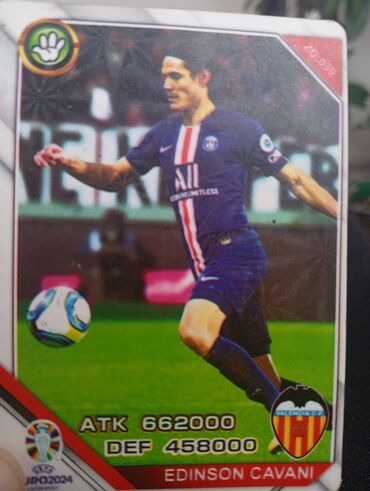 Kolleksiya kartları: Futbol kolleksiya kartları dəsti Tərkib və xüsusiyyətlər: - Tematik — 12