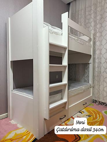 2mertebe çarpayı: *Yeni* İkimərtəbəli çarpayı çatdırılma daxil 340₼. Matrasları — 1
