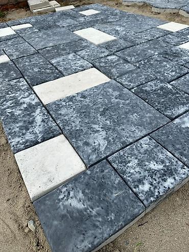 Тротуарная плитка: Тротуарная плитка «Гранит микс» (вибролитая) - Материал — 5