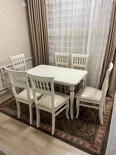 Masa və oturacaq dəstləri: Yeni, 6 stul — 9