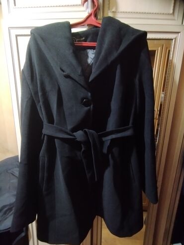 длинное мужское пальто с капюшоном: Пальто