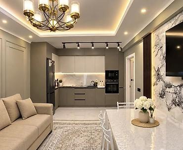 Продажа квартир: 2 комнаты, 51 м², Верхний Джал Элитка, 3 этаж, Дизайнерский ремонт — 1
