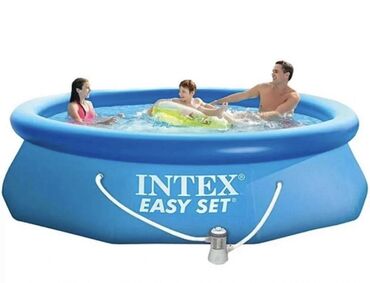 надувные бассейны большие: Надувной бассейн INTEX размером 244*76 см (2) - это идеальный выбор