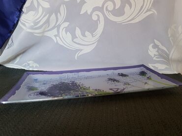 Ostalo posuđe: Tanjir nov barok 2016g italijanski dezen staklen. Tanjir iz 2016g za — 10