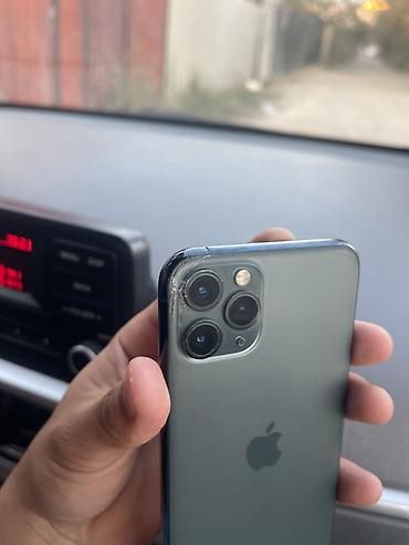 pro max: IPhone 11 Pro, Б/у, 64 ГБ, Matte Midnight Green, 73 % — 3