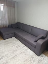диван для одного человека: Угловой диван, C подушками, Трехместный