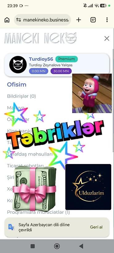 Biznes üçün proqram təminatı: Manekineko.business platformasında “Ulduzlarım” komandası üçün onlayn — 2