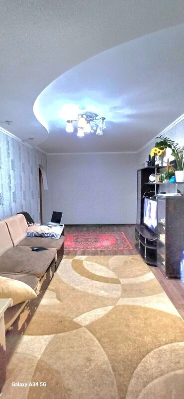 без казайын квартира керек: 3 комнаты, 59 м², 104 серия, 4 этаж