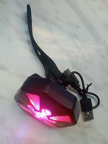Velosiped aksesuarları: USB-dən şarj olunan velosiped arxa işığı - LED işıq mənbəyi: mərkəzdə — 13