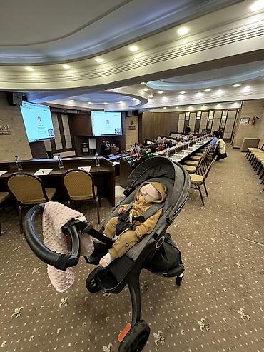 стокки коляска: Коляска, Stokke, цвет - Серебристый, Б/у, Самовывоз — 5